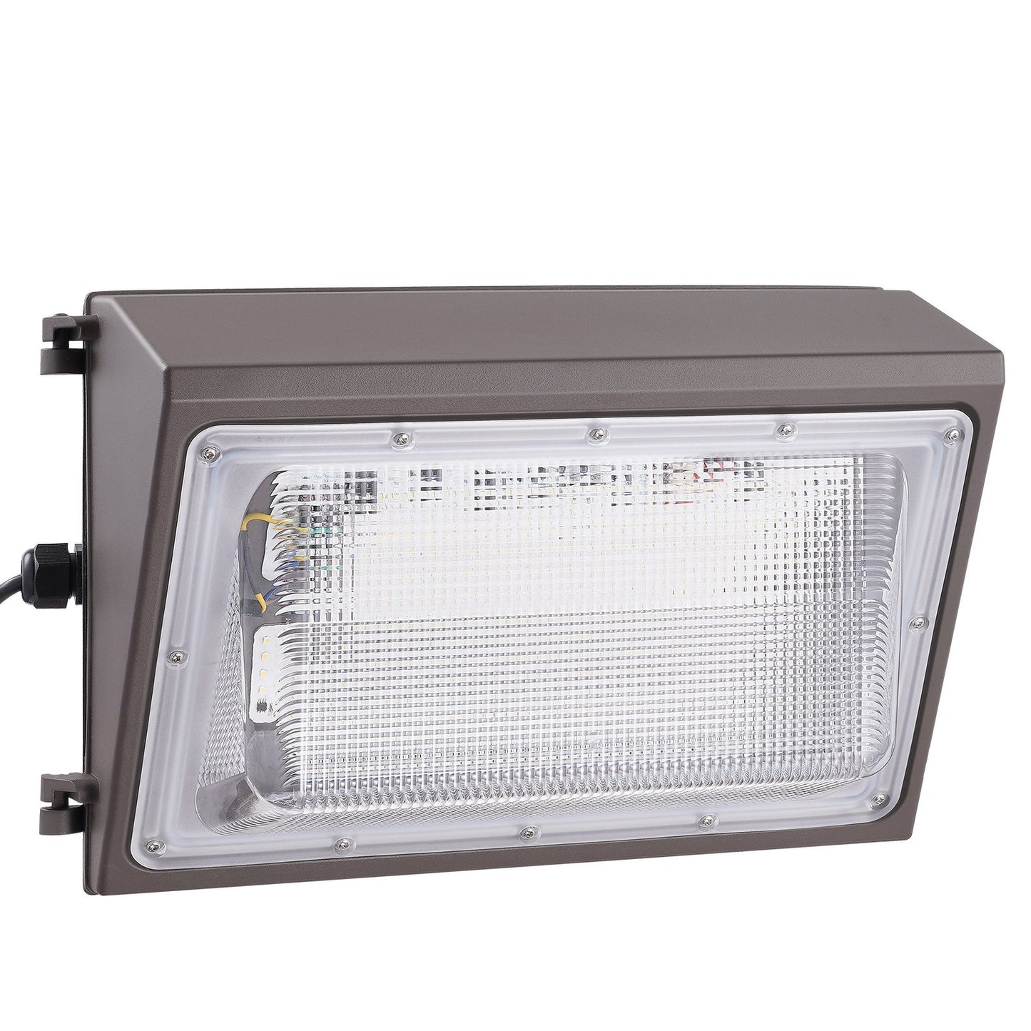LED Wall Pack Lights, 120W 11000LM, 5000K Commercial Outdoor Lights Security Lighting Fixture, With Intelligent Light Sensing 240 LED Beads Energy Saving For Garages Yards, IP65 Waterproof