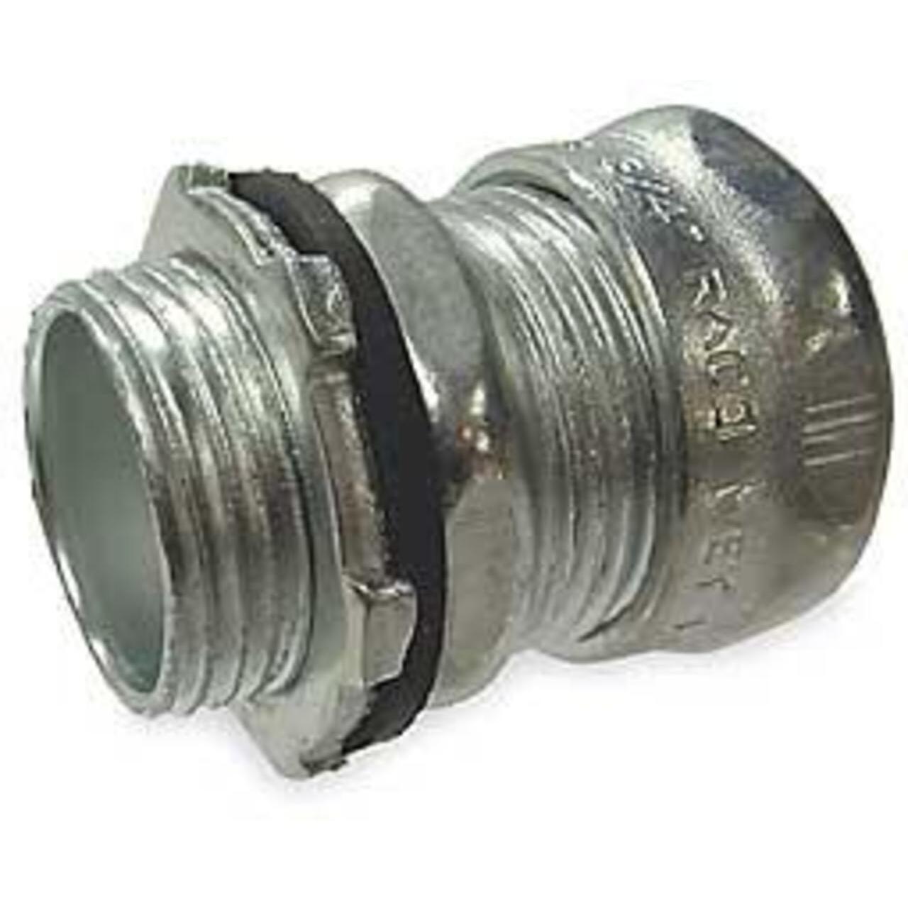 3/4 in. EMT Compression Connector – Raintight Steel (Hubbell-Raco)