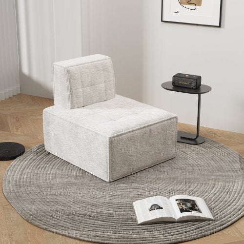Bean Bag Chair,Accent Chair,Modular Sherpa Sofa Chair,Floor Sofa For Adults,Fireside Chair,Reading Chair For Living Room,Bedroom,Office,Beige
