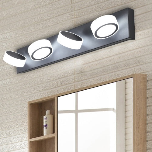LED Modern Black 4 Light Vanity Light Fixture Mirror Bathroom Wall Light Unavailable Platforms- Temu