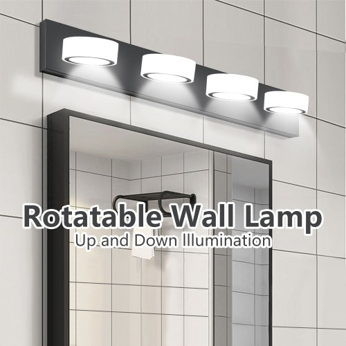 LED Modern Black 4 Light Vanity Light Fixture Mirror Bathroom Wall Light Unavailable Platforms- Temu