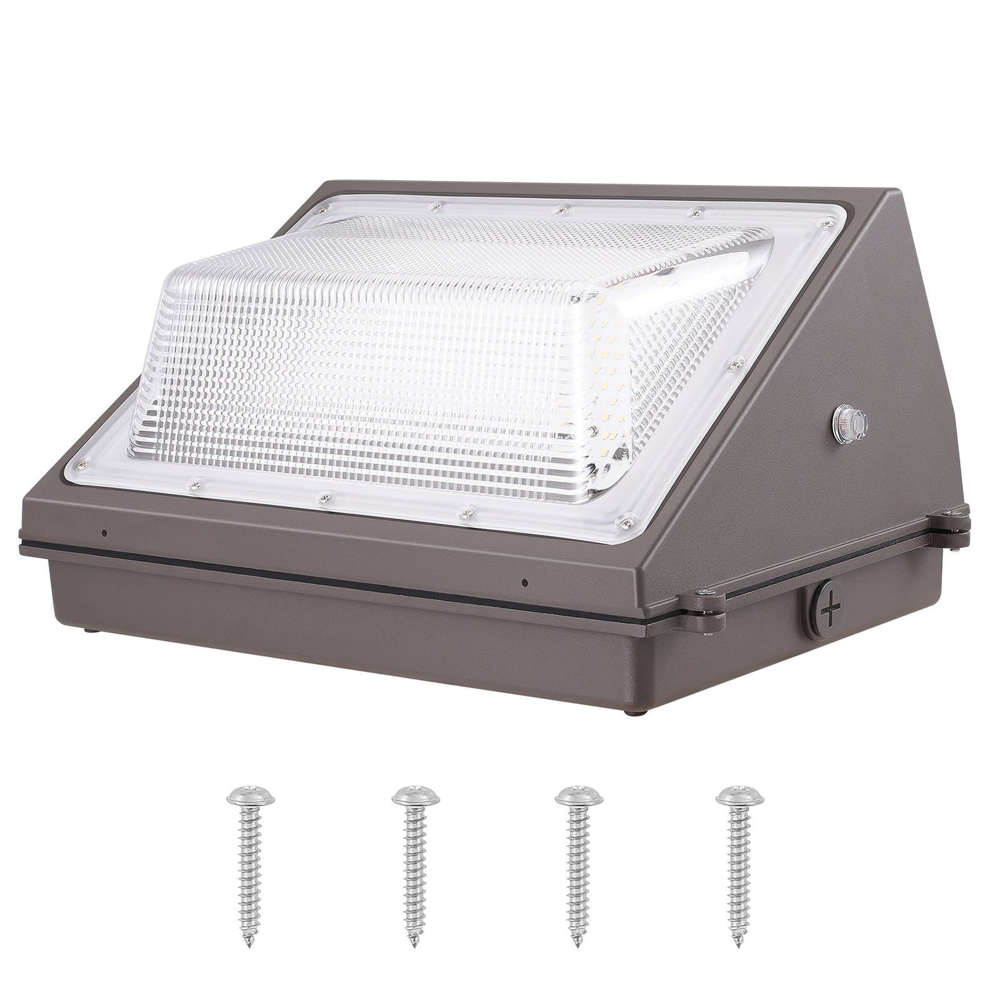 LED Wall Pack Lights, 120W 11000LM, 5000K Commercial Outdoor Lights Security Lighting Fixture, With Intelligent Light Sensing 240 LED Beads Energy Saving For Garages Yards, IP65 Waterproof