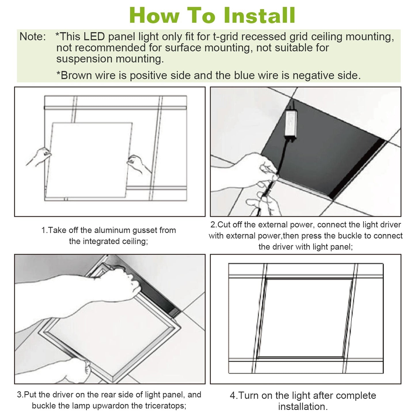 2Pcs 2FT X 2FT LED Panel Light Flat Ceiling Light 1 OR 3 Light Color Available Fedex Shipping
